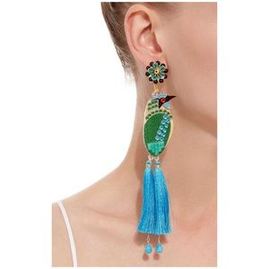 Mercedes Salazar bird earrings